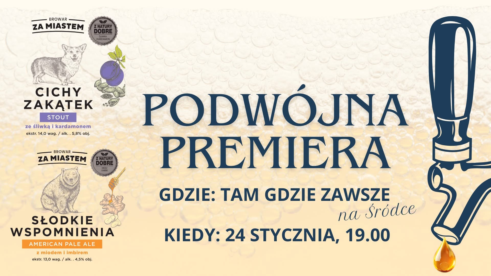 Podwójna Premiera- Za Miastem 
